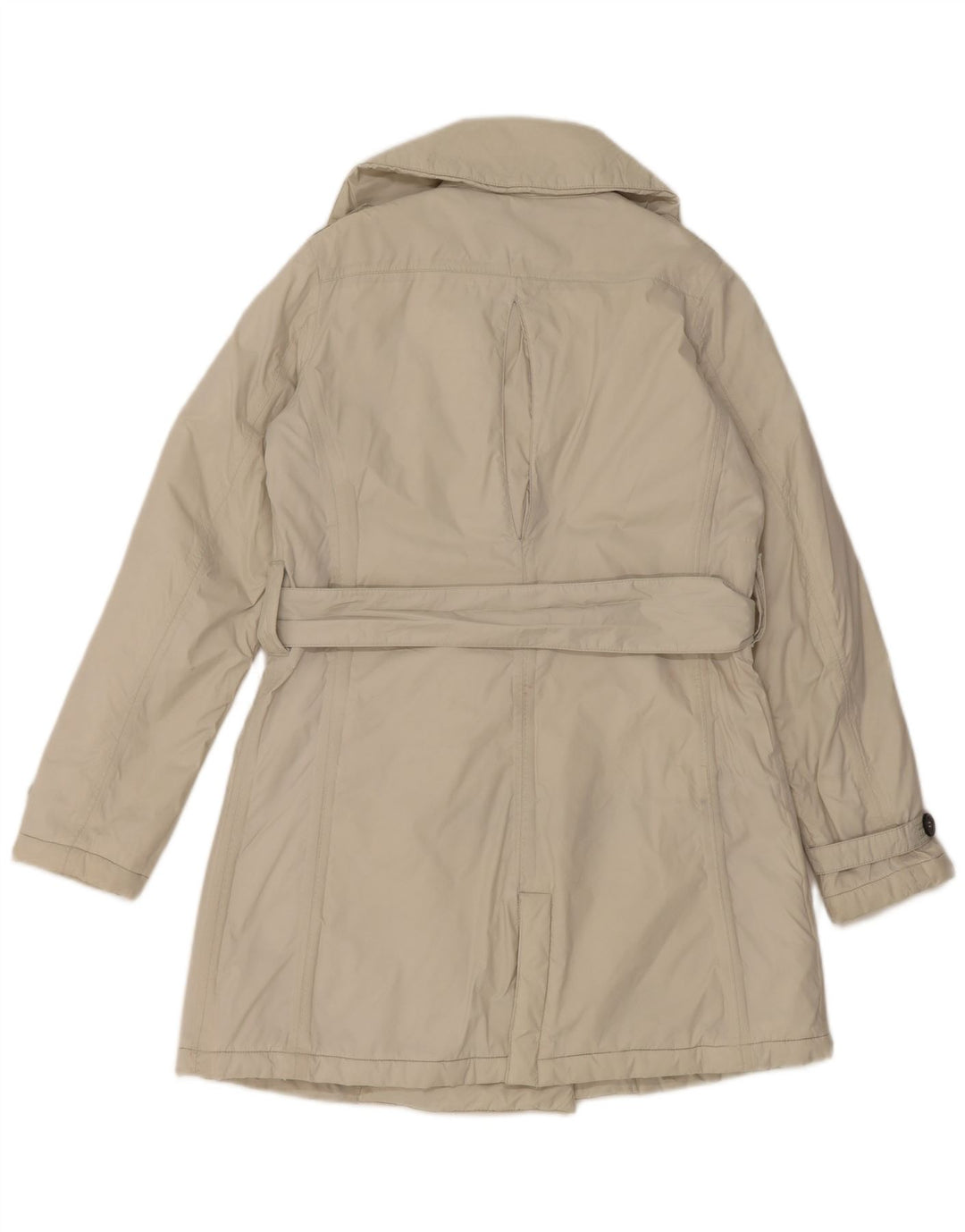 K-Way Trench-Coat Femme UK 10 Petit Nylon Gris