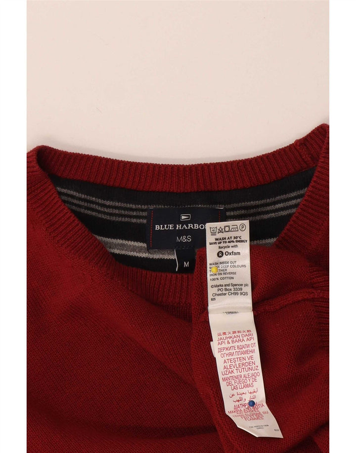 Marks & Spencer Pull Col Ras-du-Cou Blue Harbour Homme Rouge Moyen