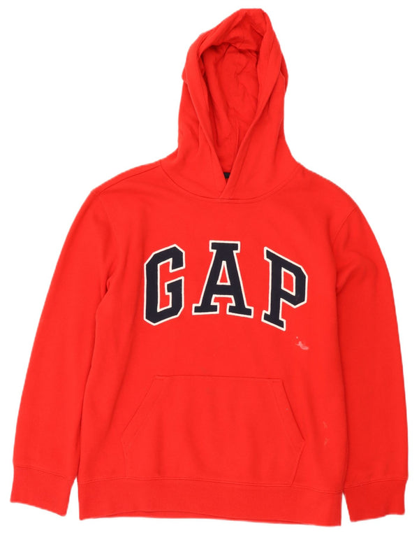 Gap Pull à capuche graphique pour garçon 11-12 ans 2XL Rouge Coton