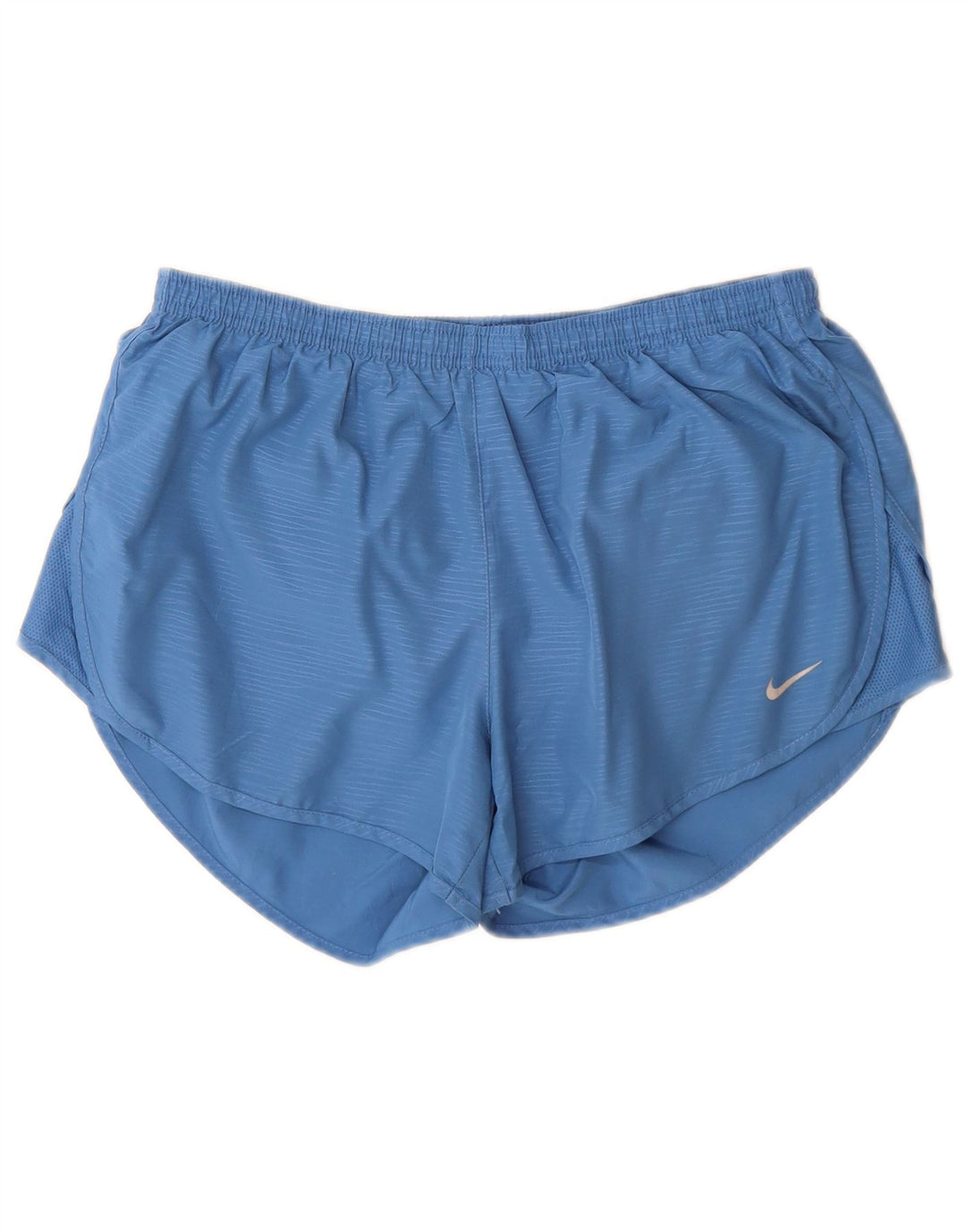 Nike Short de sport Dri Fit pour femme UK 12 Bleu moyen Polyester