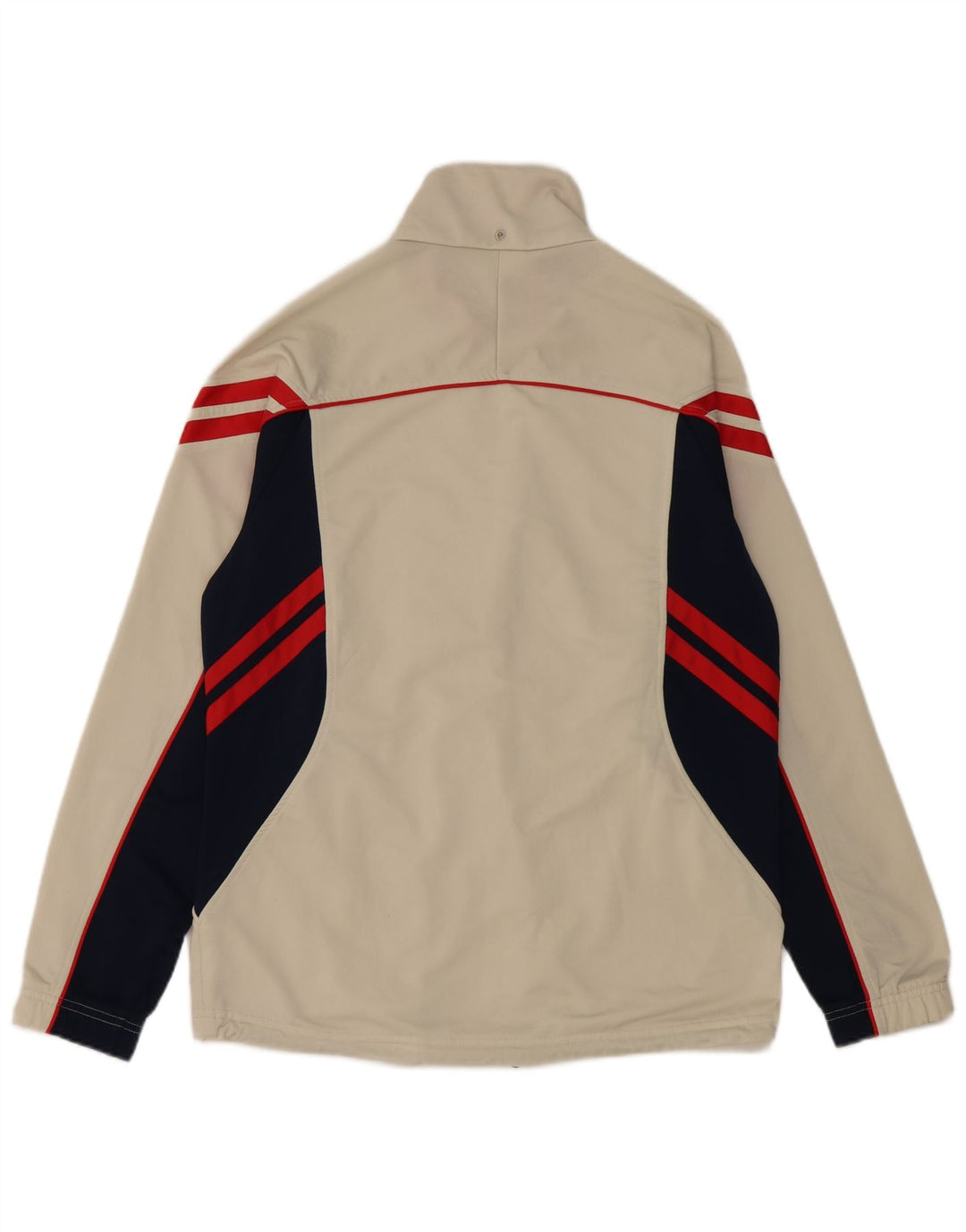 Asics Veste de Survêtement Homme Beige Moyen Colorblock Polyester