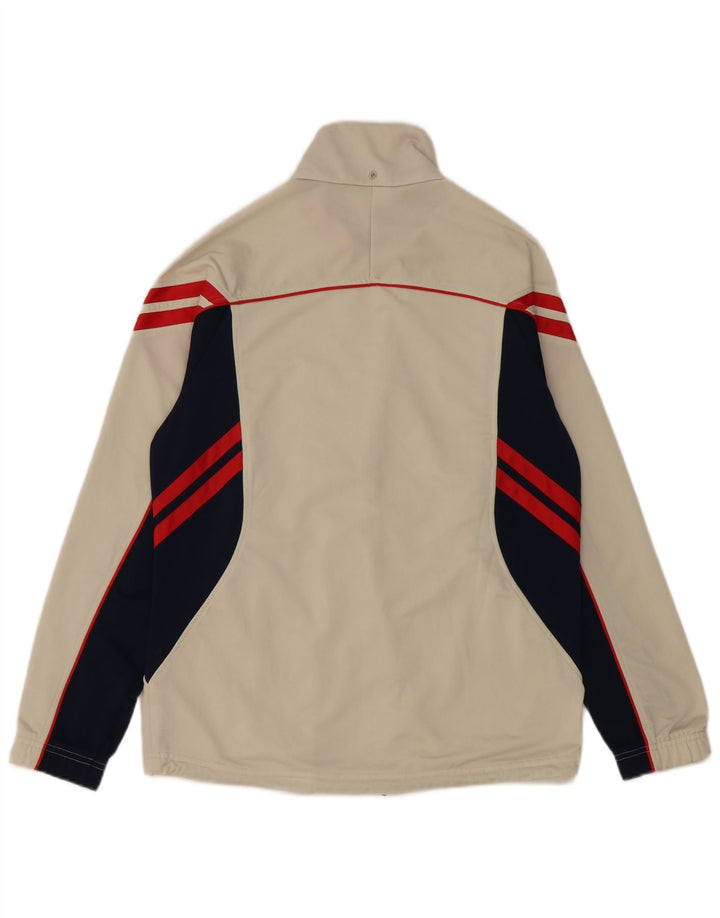 Asics Veste de Survêtement Homme Beige Moyen Colorblock Polyester