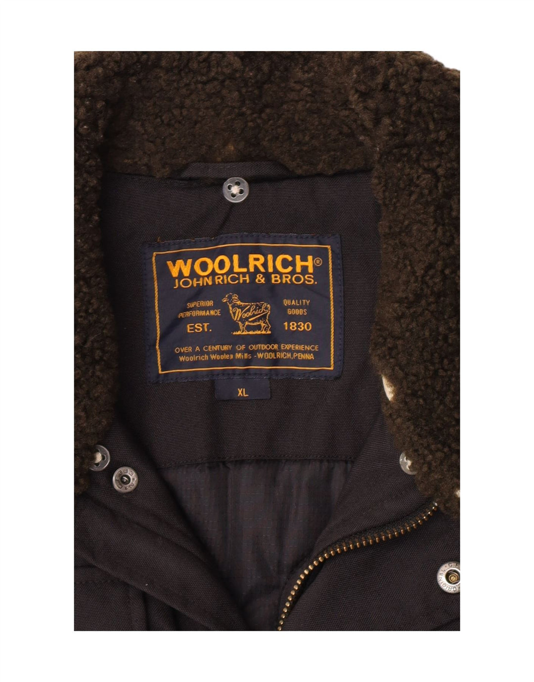 Woolrich Veste Bomber Homme UK 42 XL Noir