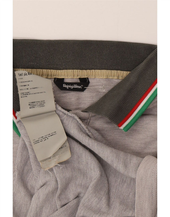 Refrigiwear Polo Homme Petit Gris Coton