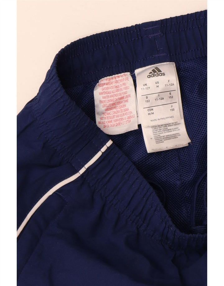 ADIDAS Pantalon de survêtement garçon 11-12 ans Bleu marine Polyester