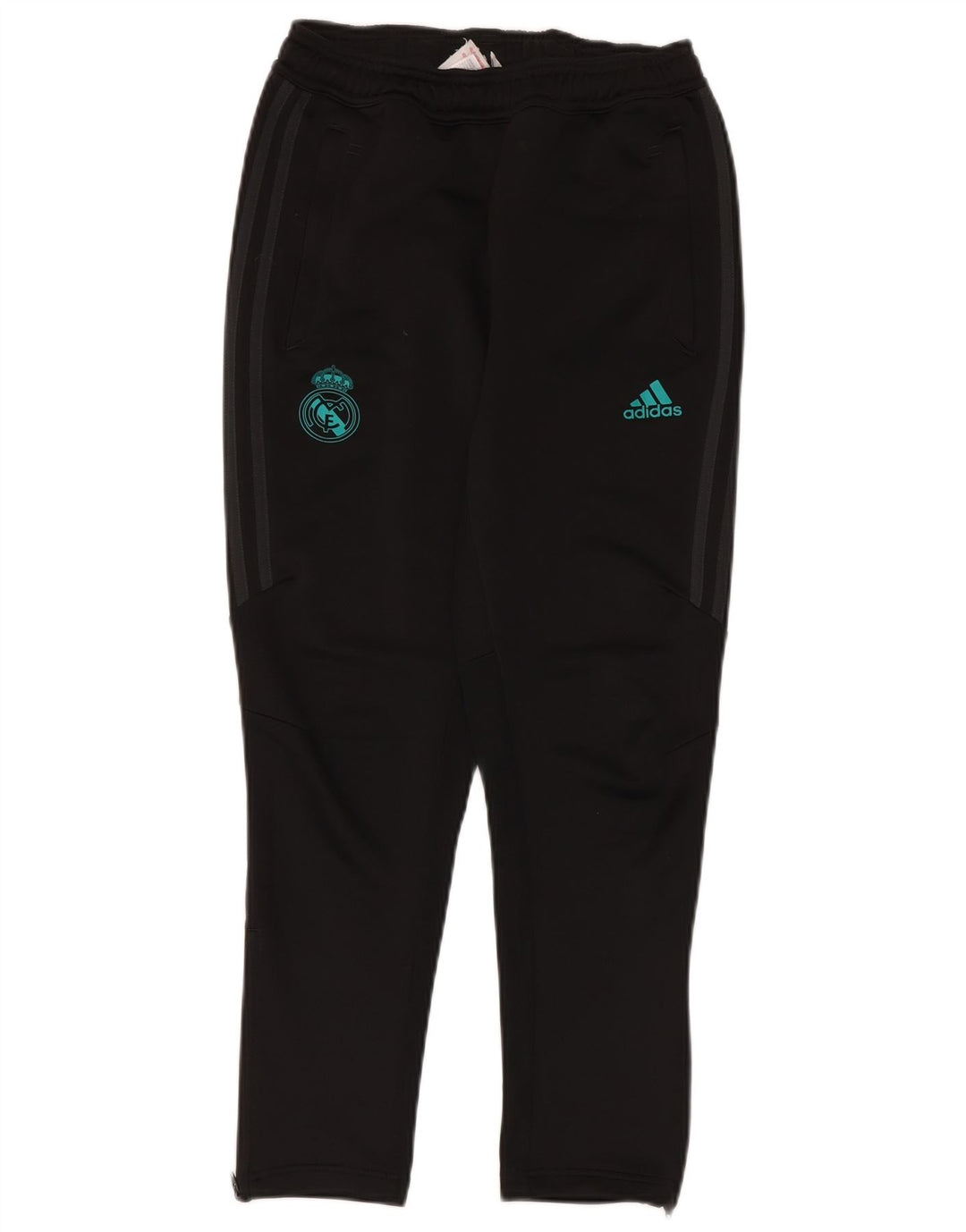 ADIDAS Pantalon de Survêtement Real Madrid Garçon 11-12 ans Noir Polyester