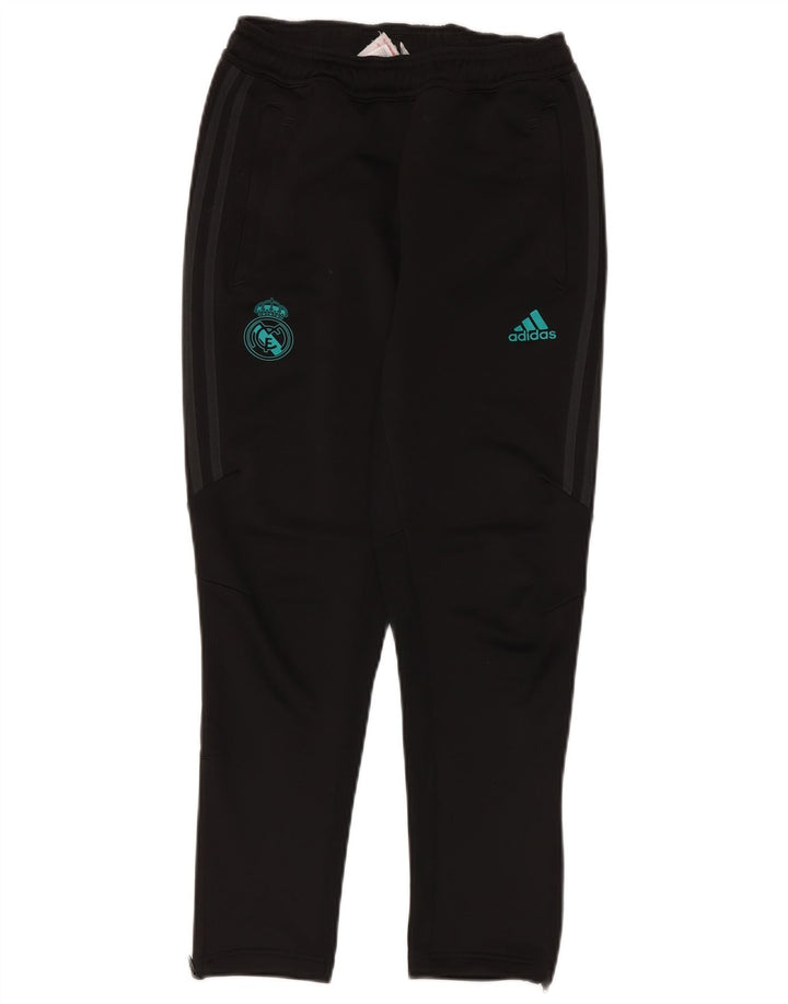ADIDAS Pantalon de Survêtement Real Madrid Garçon 11-12 ans Noir Polyester