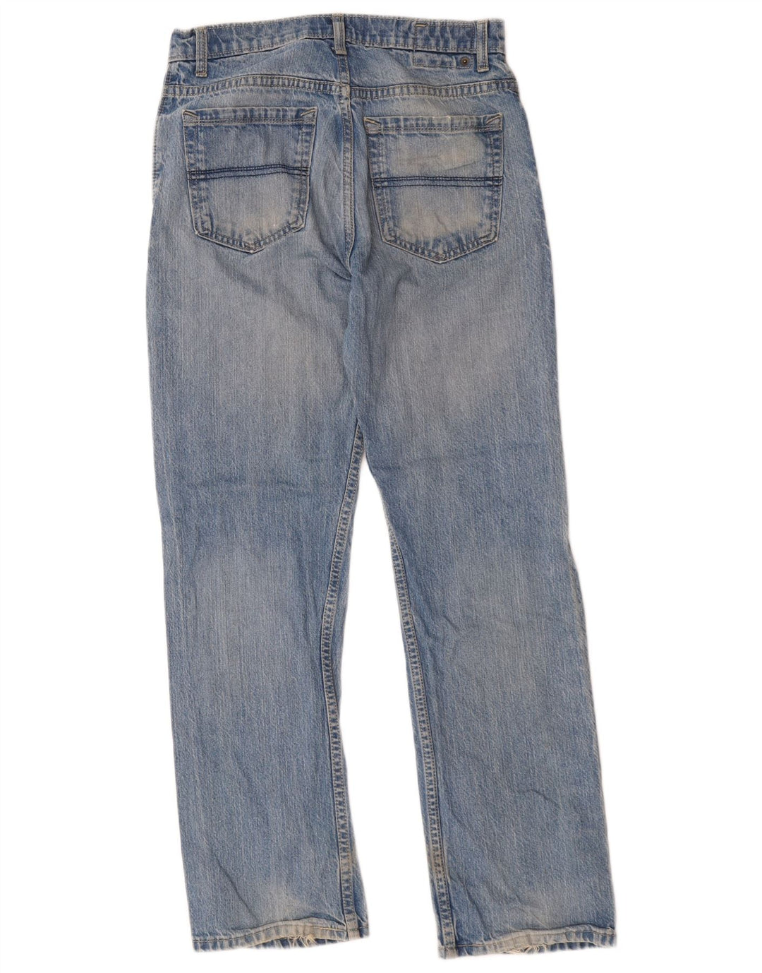 Marks & Spencer Jean droit régulier pour homme W30 L31 bleu coton