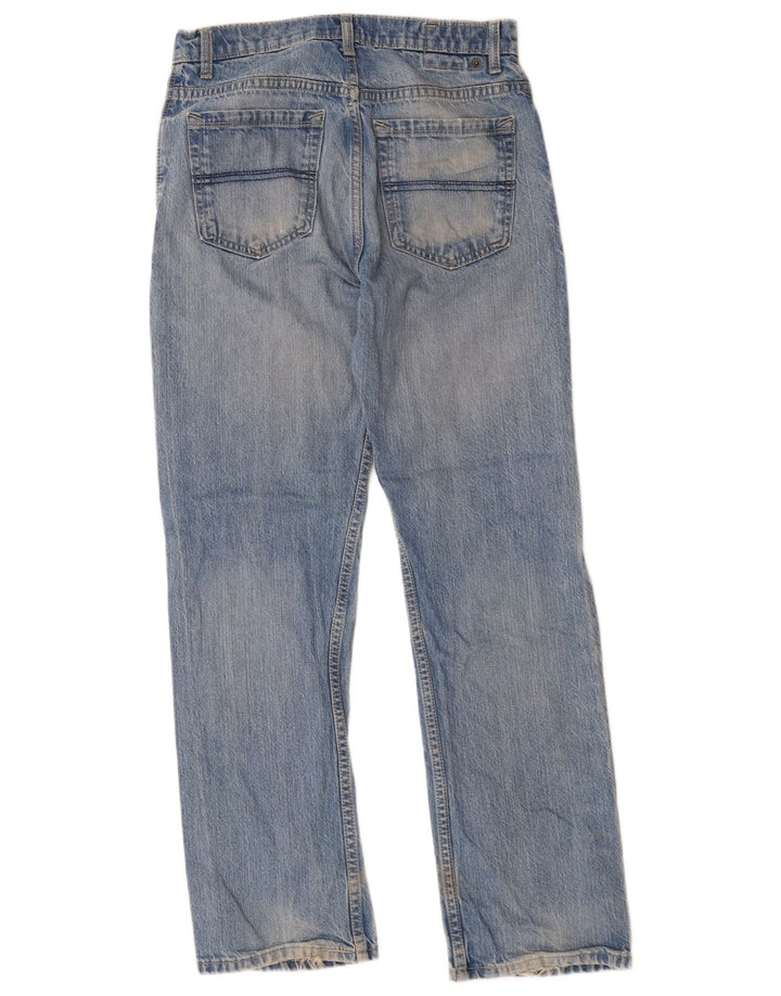 Marks & Spencer Jean droit régulier pour homme W30 L31 bleu coton