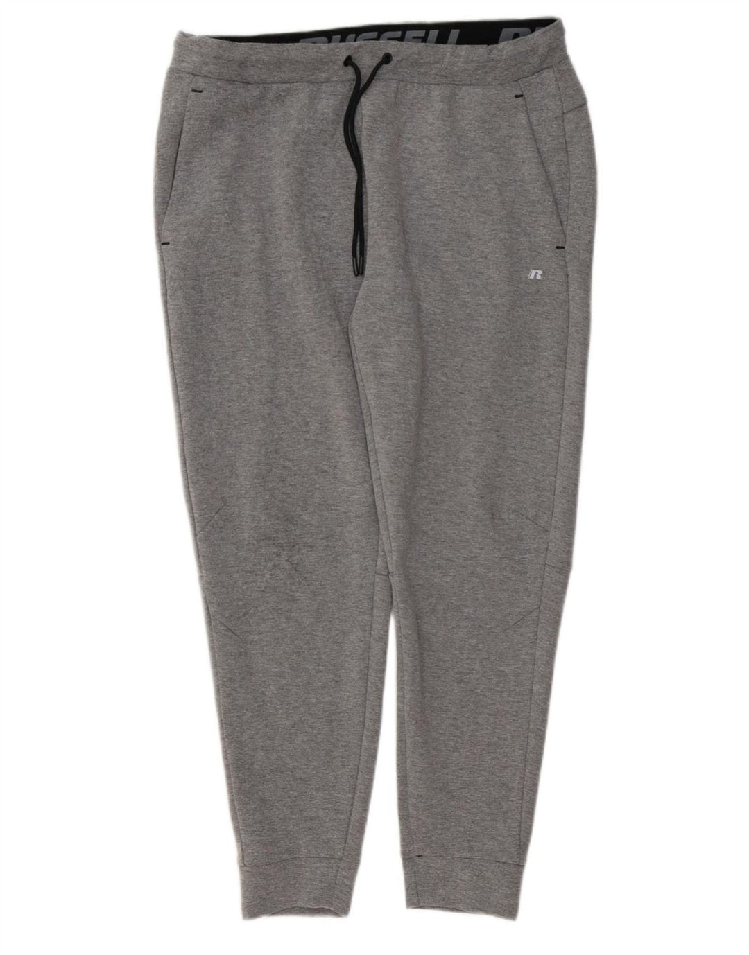 RUSSELL ATHLETIC Pantalon de survêtement pour homme Joggers Large Gris Polyester