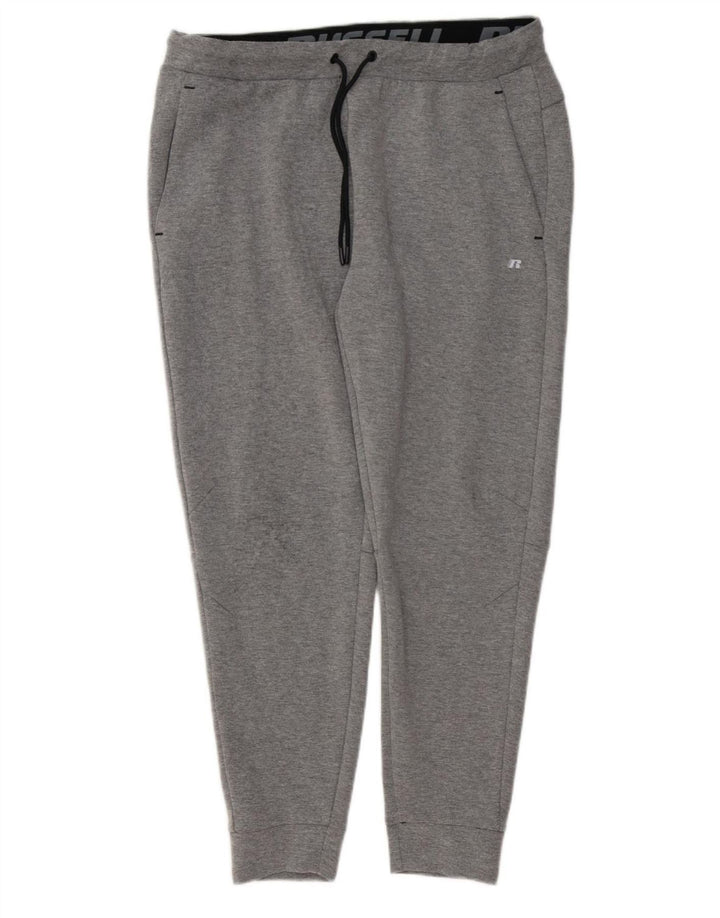 RUSSELL ATHLETIC Pantalon de survêtement pour homme Joggers Large Gris Polyester