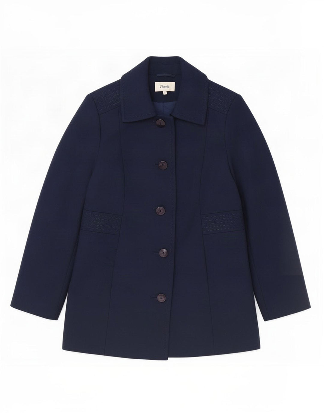 Marks & Spencer Veste blazer à 5 boutons pour femme UK 12 Bleu marine moyen