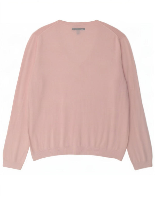 Gant Pull Col V Homme 3XL Rose Coton