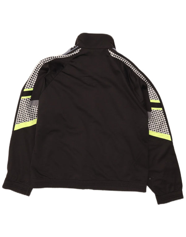 Diadora Veste de survêtement graphique pour homme UK 36 Small Noir Colourblock