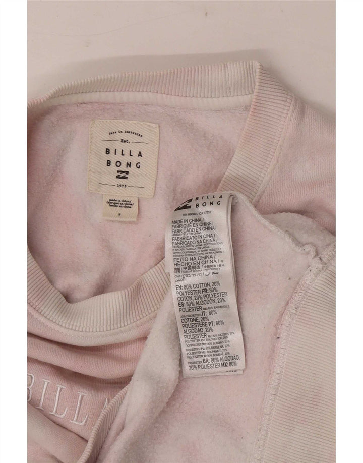 Billabong Sweat-shirt graphique pour femme UK 14 Rose moyen Tie Dye