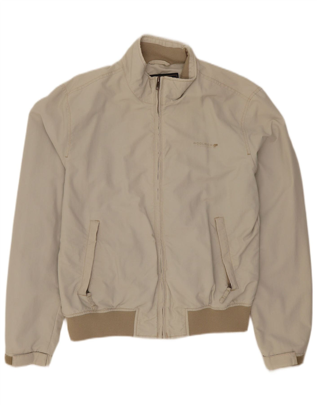Woolrich Bomber Jacket Garçon 15-16 ans XL Beige Nylon
