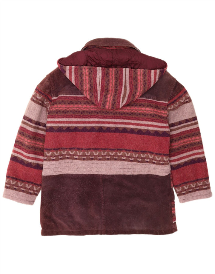 Henri Rossi Veste coupe-vent femme EU 42 Grand cuir multicolore