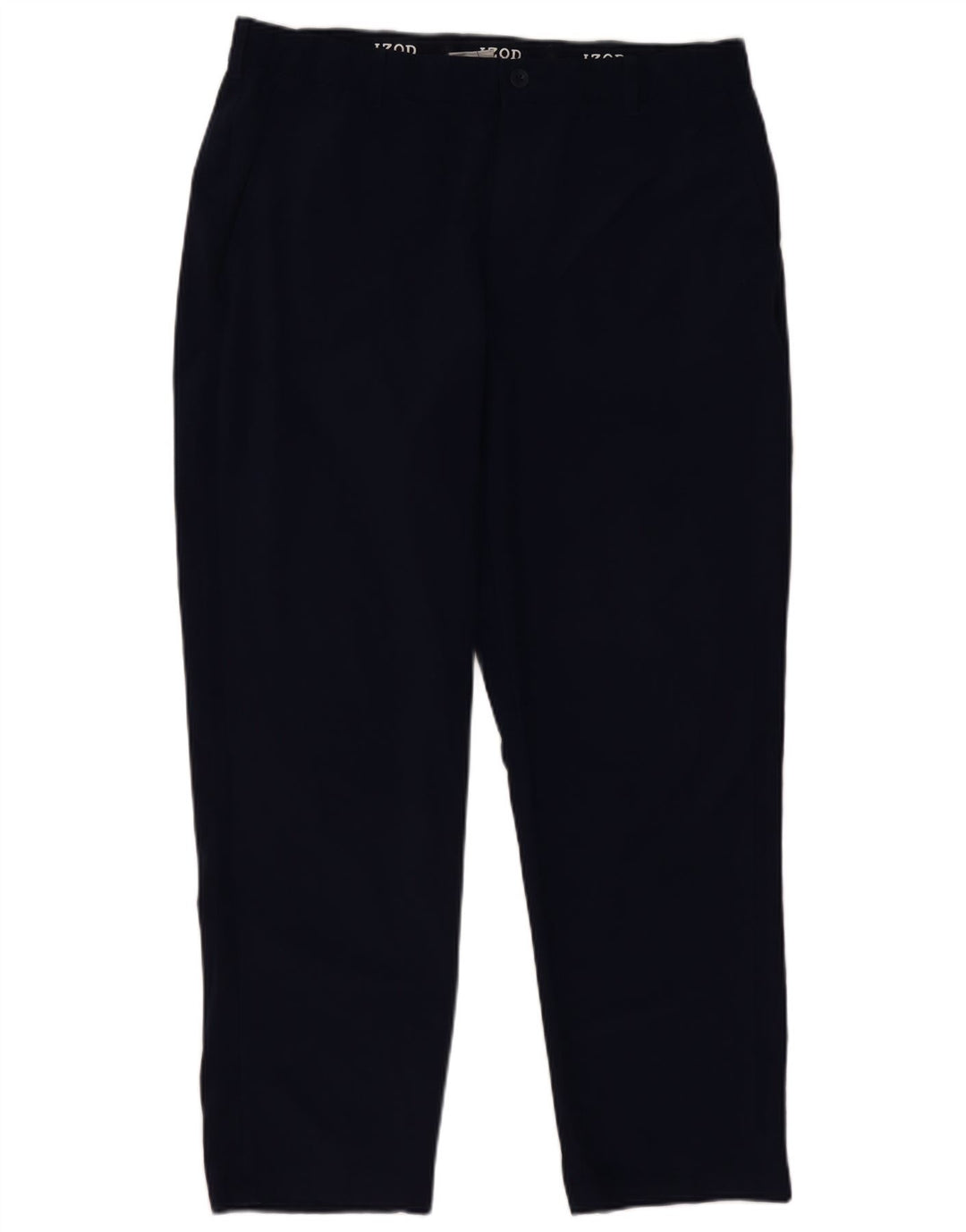 Izod Pantalon Chino Droit Homme W40 L30 Bleu Marine Polyester