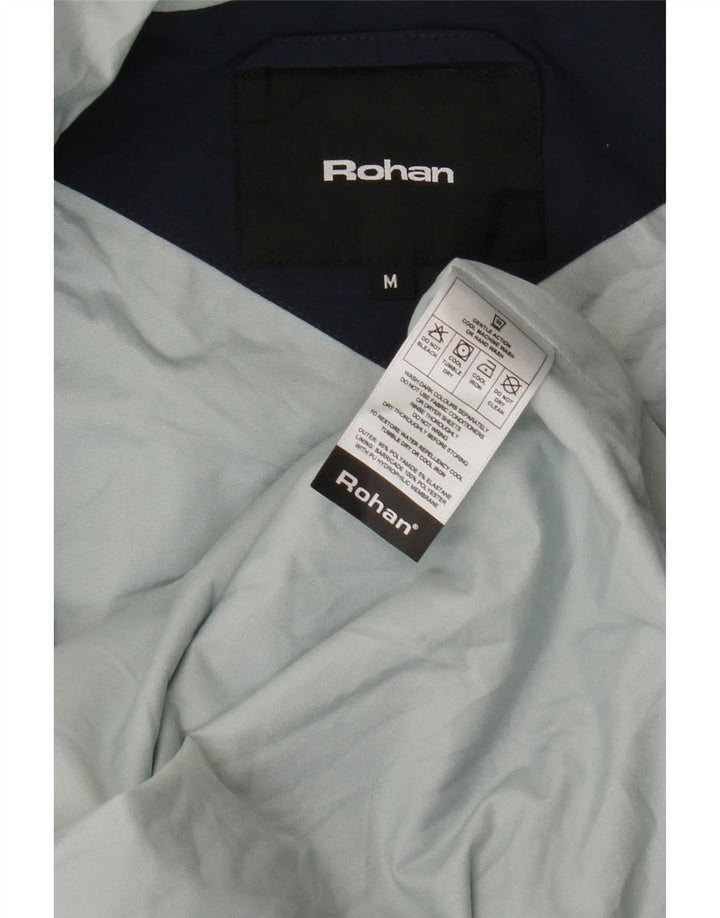 Rohan Veste coupe-vent à capuche pour homme UK 38 Bleu marine moyen Polyamide