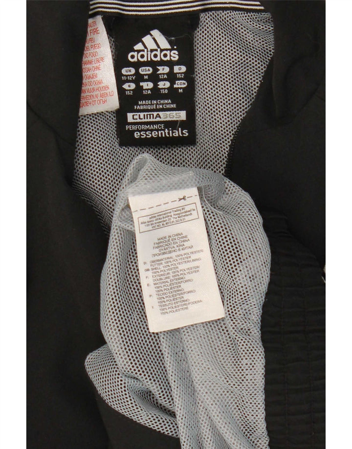 Veste de survêtement Adidas Garçon Clima 365 11-12 ans Noir Polyester