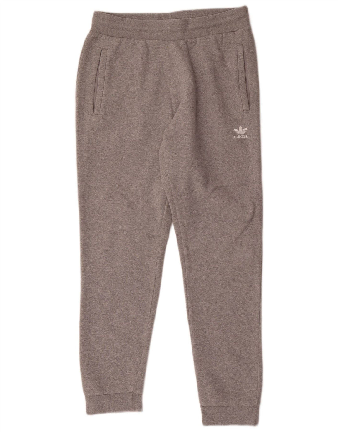 Adidas Pantalon de survêtement pour homme en coton moucheté gris moyen