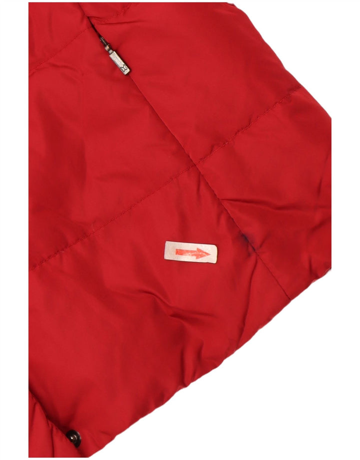 Max Mara Veste matelassée surdimensionnée Weekend pour femme UK 10 Small Rouge Nylon