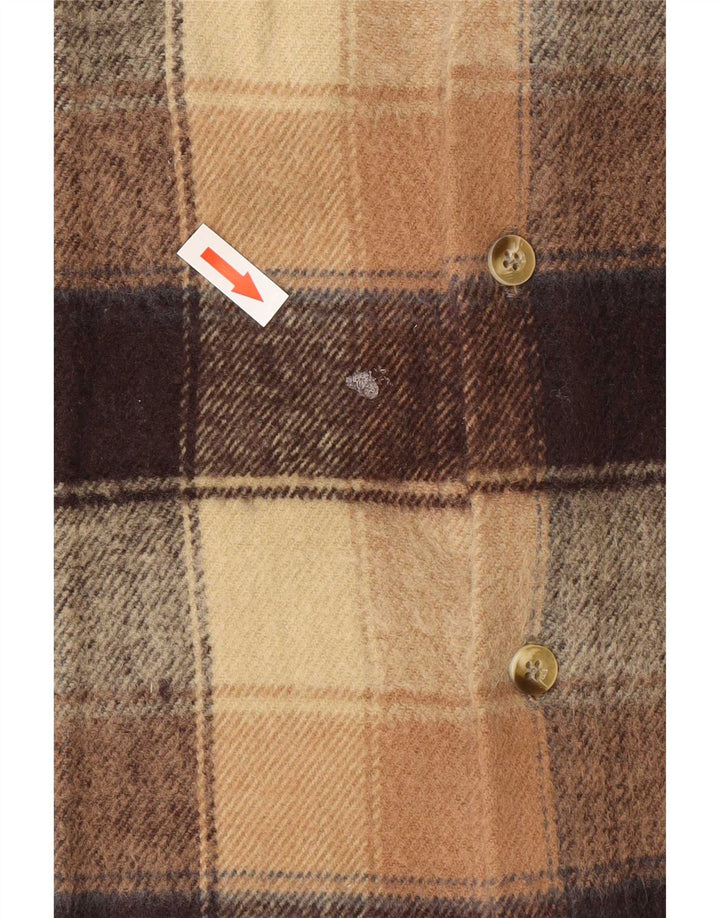 Regina Chemise en flanelle pour homme 2XL Beige à carreaux en acrylique