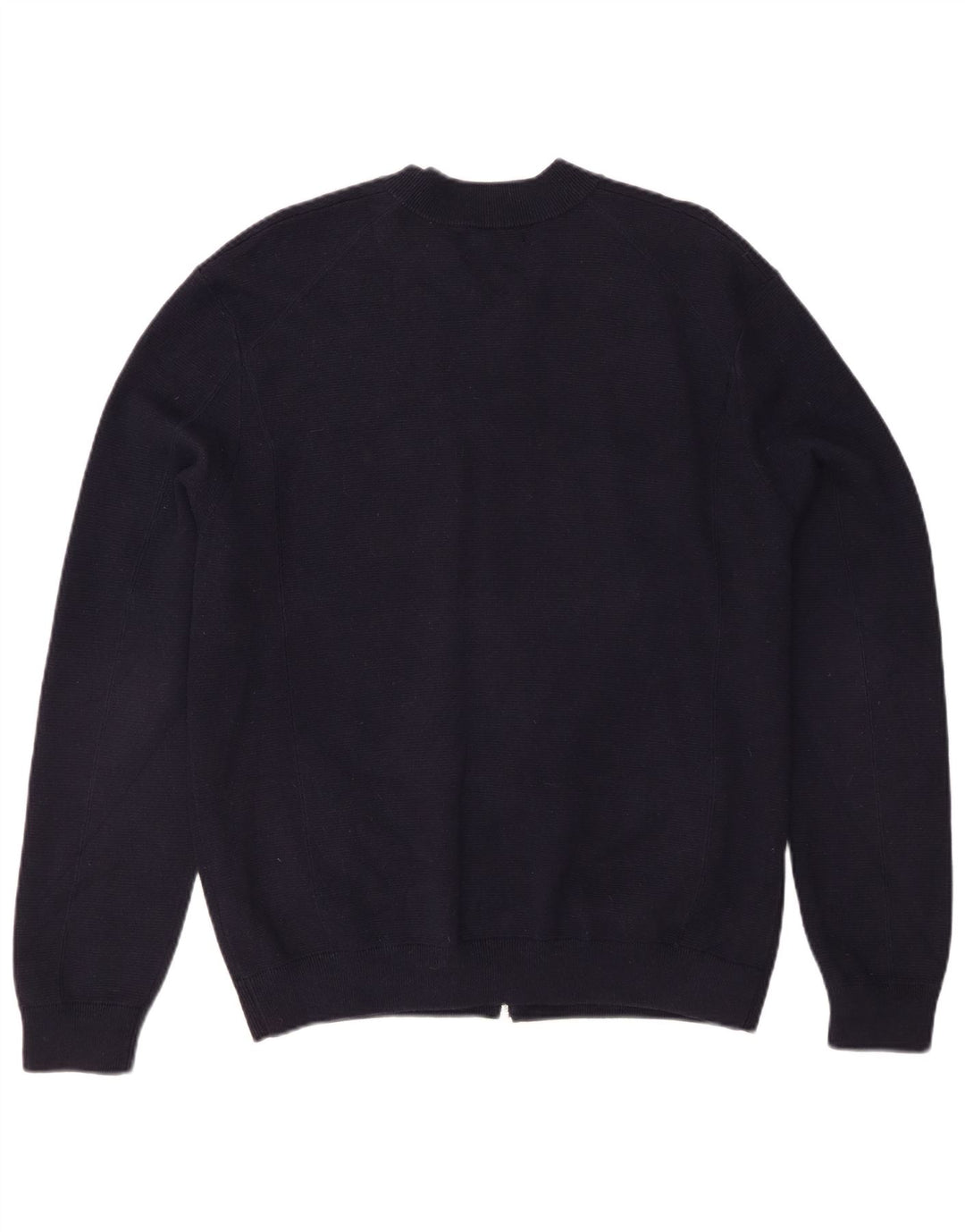 Marks & Spencer Cardigan pour homme en coton bleu marine Taille L