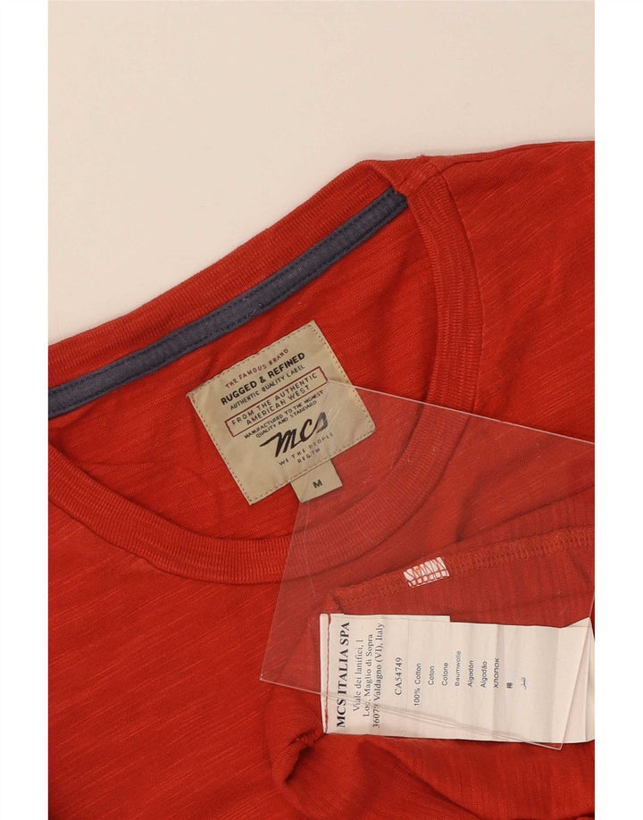 Marlboro Classics T-Shirt Graphique Homme Rouge Moyen Coton