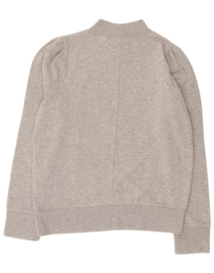 Gap Sweat-shirt surdimensionné pour femme UK 10 Petit coton moucheté gris