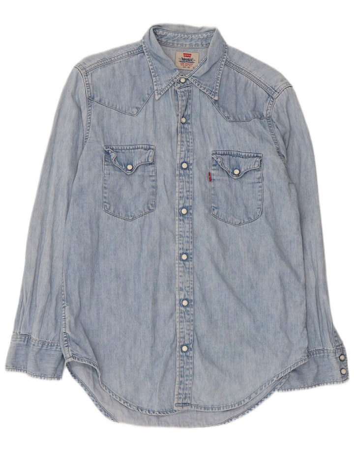 Levi's Chemise en Jean Small Homme Bleu Coton