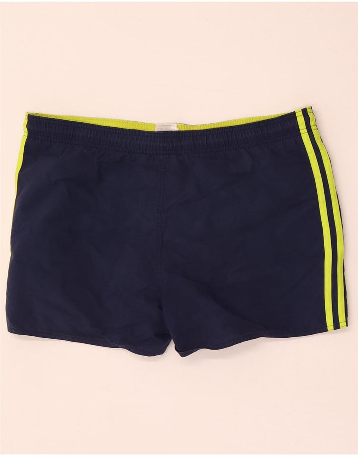 Adidas Short de bain homme en nylon bleu marine moyen