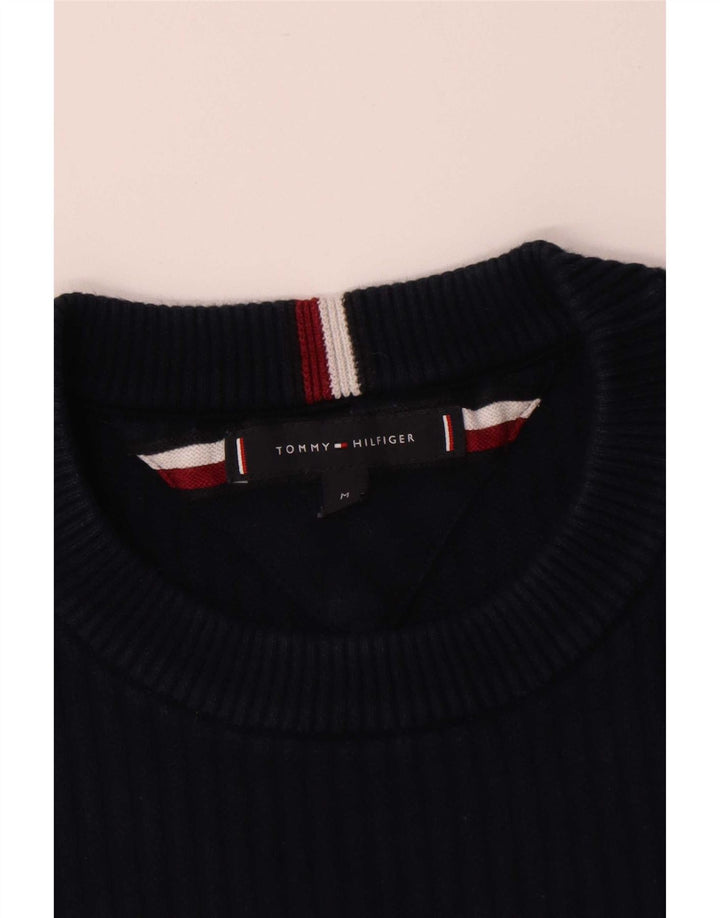 Tommy Hilfiger Pull Ras du Cou Homme Bleu Marine Moyen Colorblock