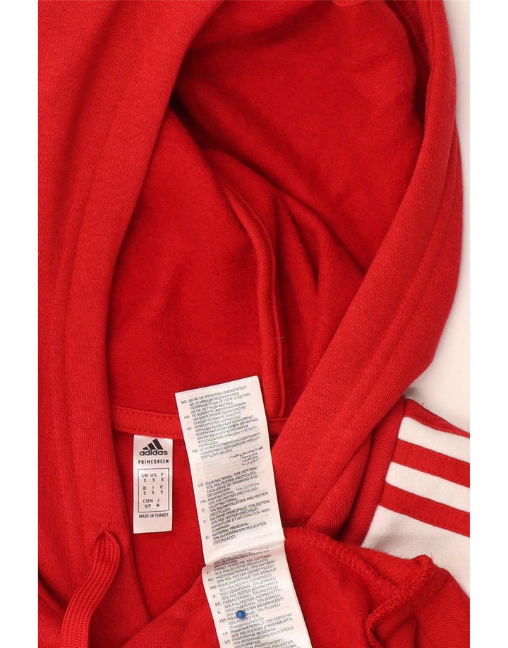 Adidas Pull à capuche pour homme Petit coton rouge