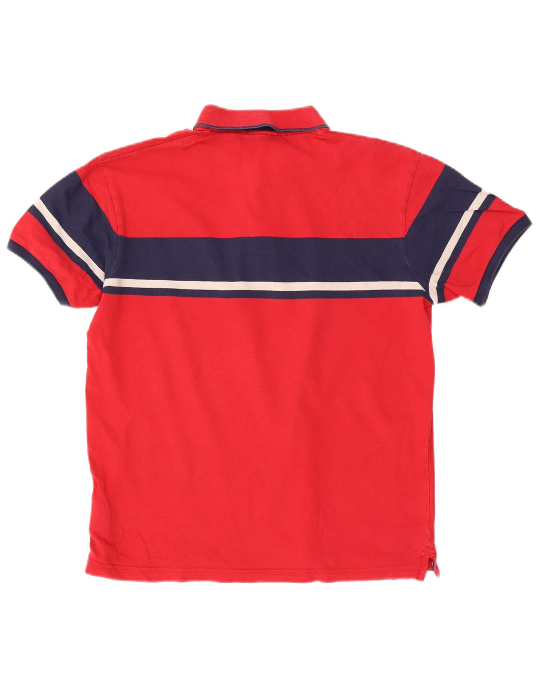 Gant Polo Homme Large Rouge Colourblock Cotton