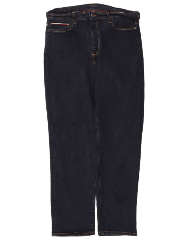 Tommy Hilfiger Jean droit pour femme US 14 XL W34 L29 Bleu marine Coton