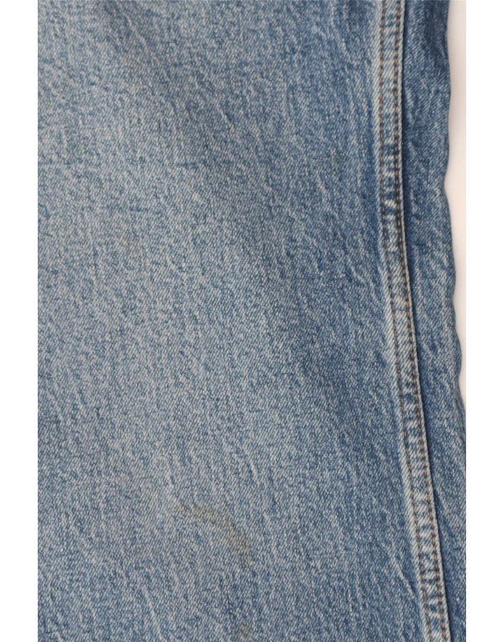 Topshop Jean évasé décontracté pour femme W26 L30 Bleu Coton
