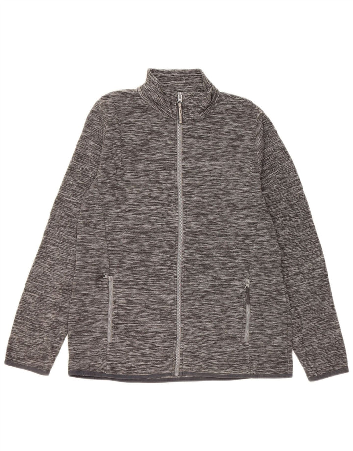 Mountain Warehouse Veste Polaire Femme UK 16 Large Gris Moucheté Polyester