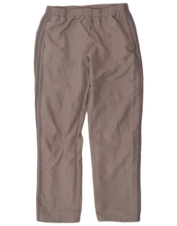 Adidas Pantalon de survêtement pour homme UK 42/44 Large Gris Polyester