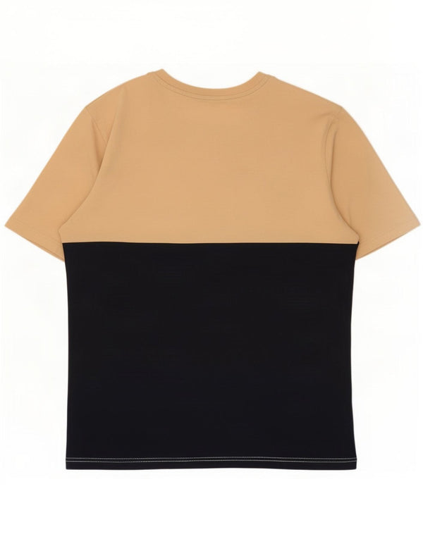 Jack & Jones T-shirt graphique pour homme XS Coton color block beige