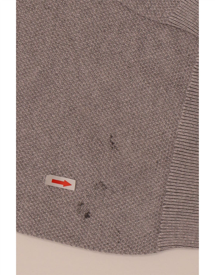 Marks & Spencer Pull à col rond pour homme Petit coton gris
