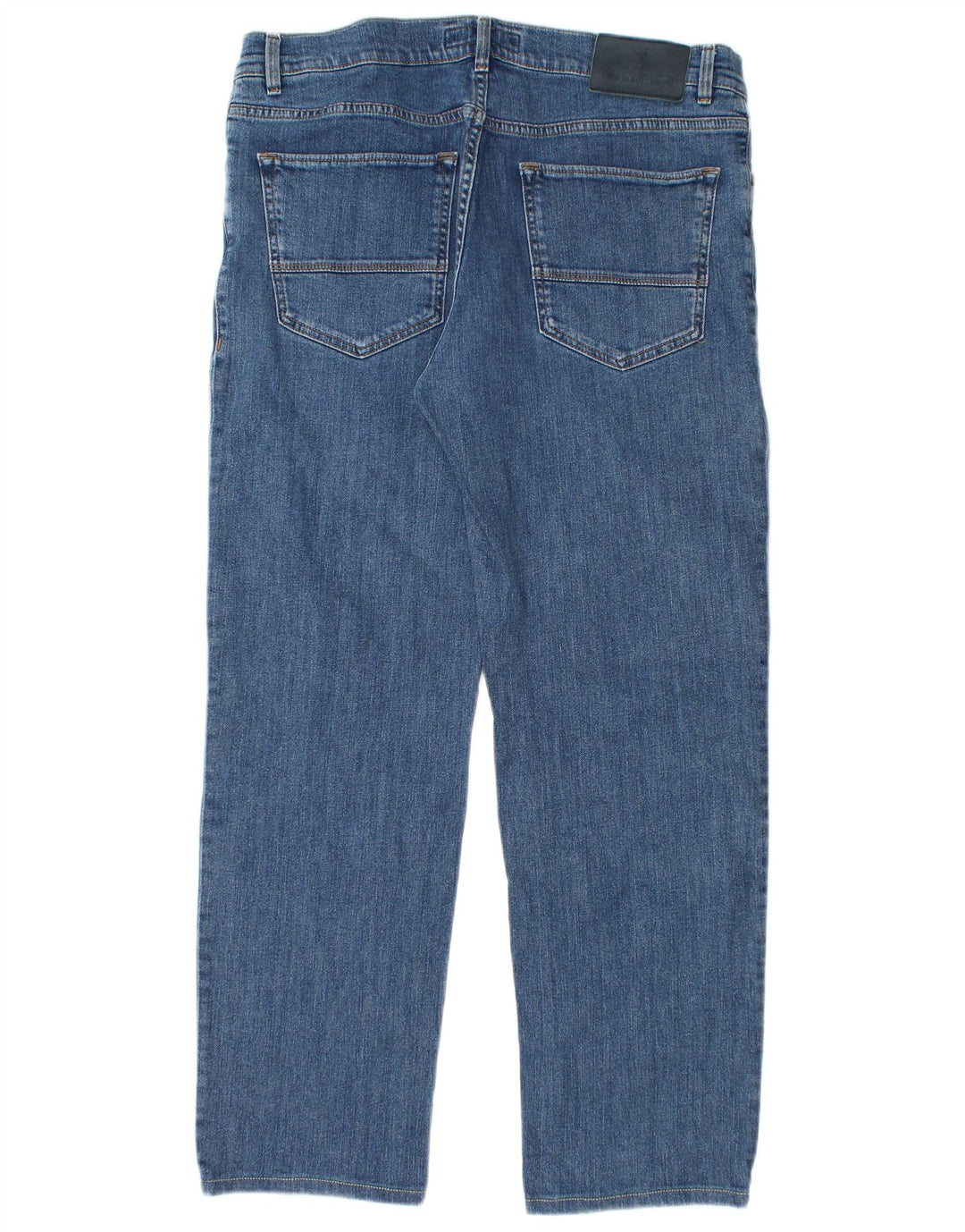 Trussardi Jean Droit W37 L28 Bleu Homme