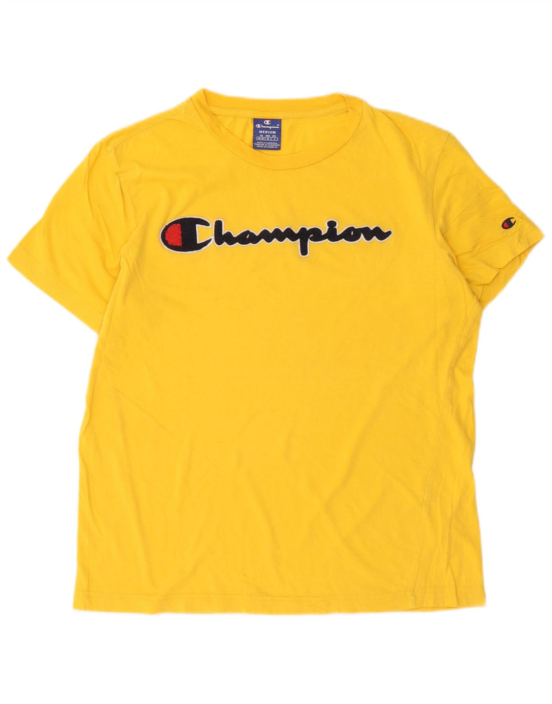 Champion T-Shirt Graphique Homme Jaune Moyen