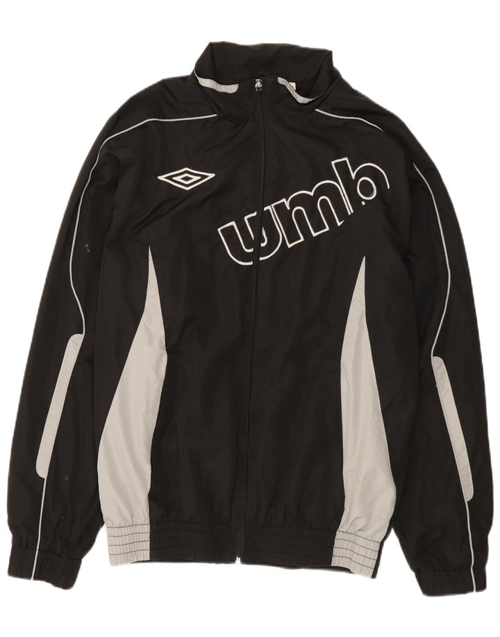 Umbro Veste de Survêtement Graphique Homme XL Noir Colorblock Polyester
