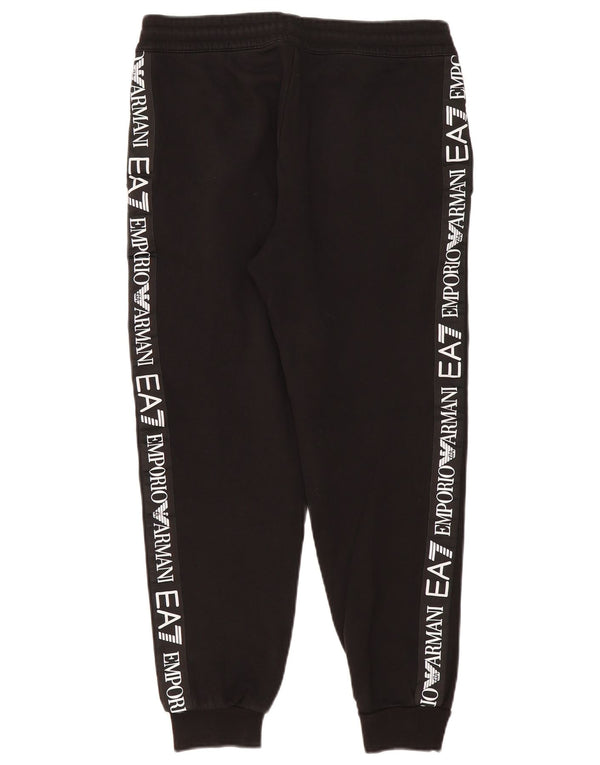 Emporio Armani Womens Tracksuit Trousers Joggers UK 14 Medium Black