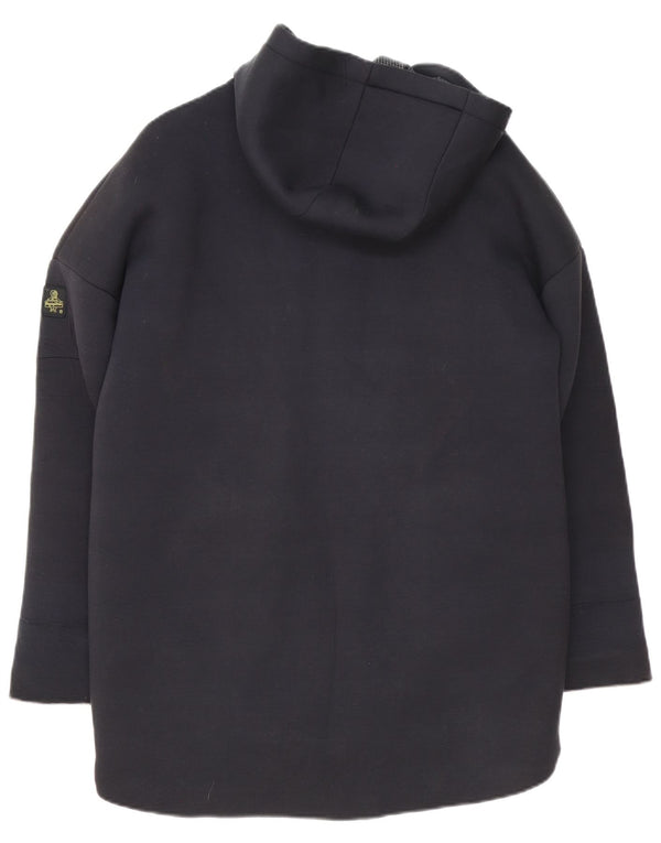 Refrigiwear Manteau coupe-vent surdimensionné à capuche pour femme UK 6 XS Noir