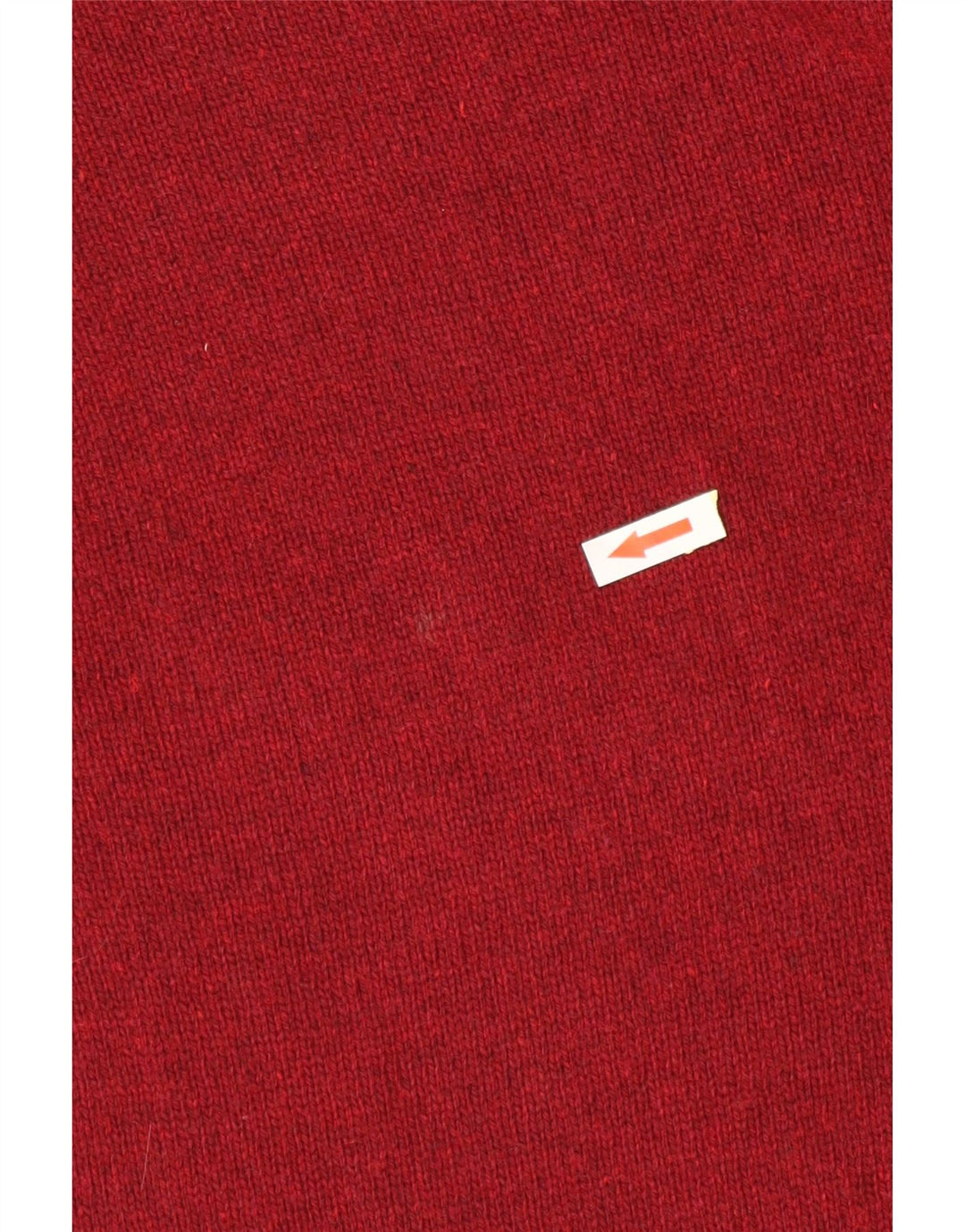 Murphy & Nye Pull à col zippé pour homme en laine bordeaux moyen