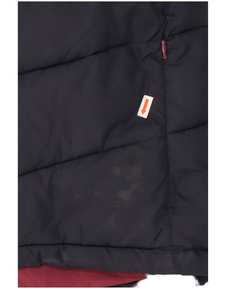 Mountain Warehouse Gilet rembourré pour femme UK 12 Medium Bleu marine Polyester