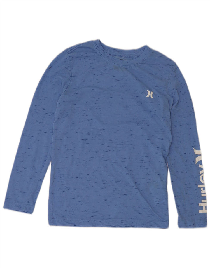Hurley Haut graphique à manches longues pour garçon 10-11 ans Bleu moyen moucheté