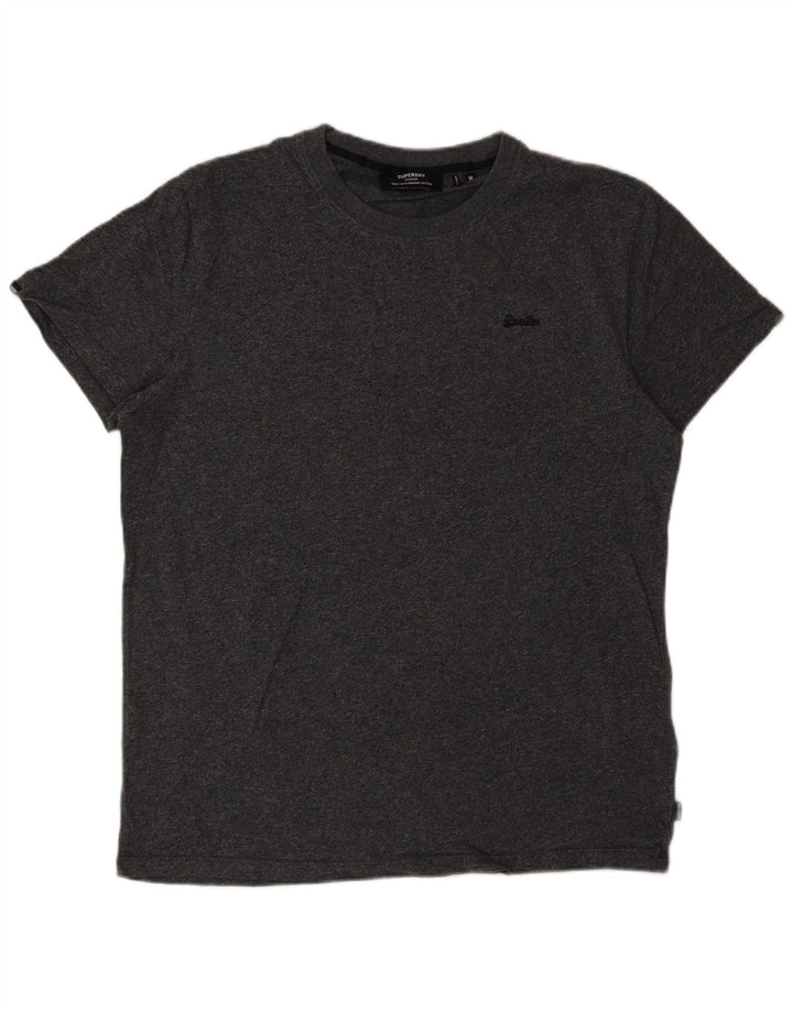 Superdry T-Shirt Homme Gris Moyen Coton